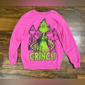 Dr. Seuss Vibrant Pink Grinch Sweater